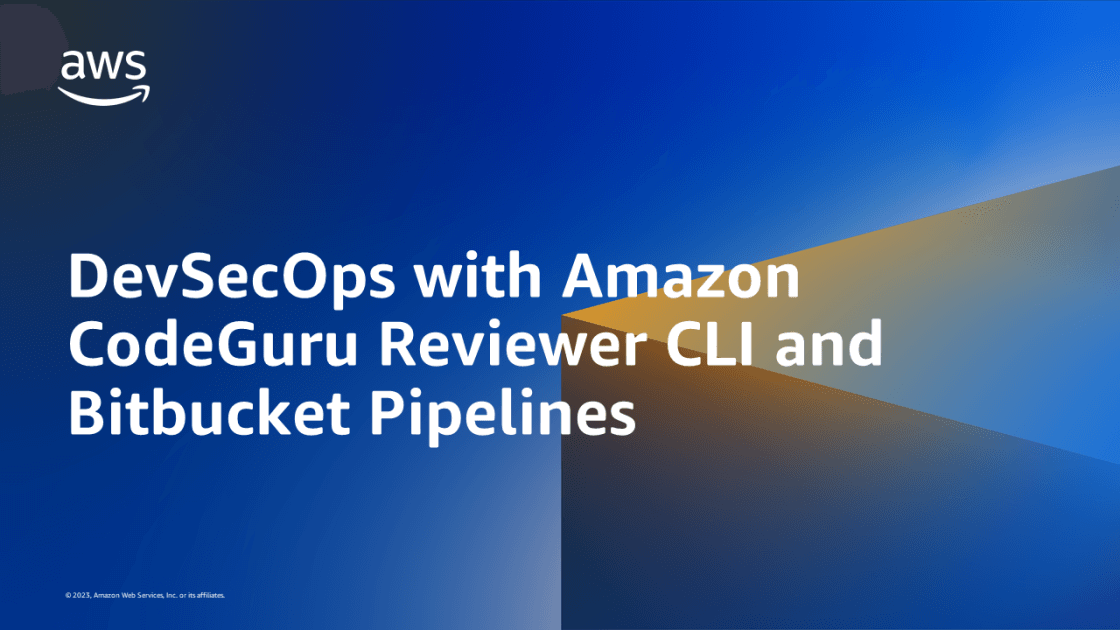 DevSecOps with Amazon CodeGuru Reviewer CLI and Bitbucket Pipelines