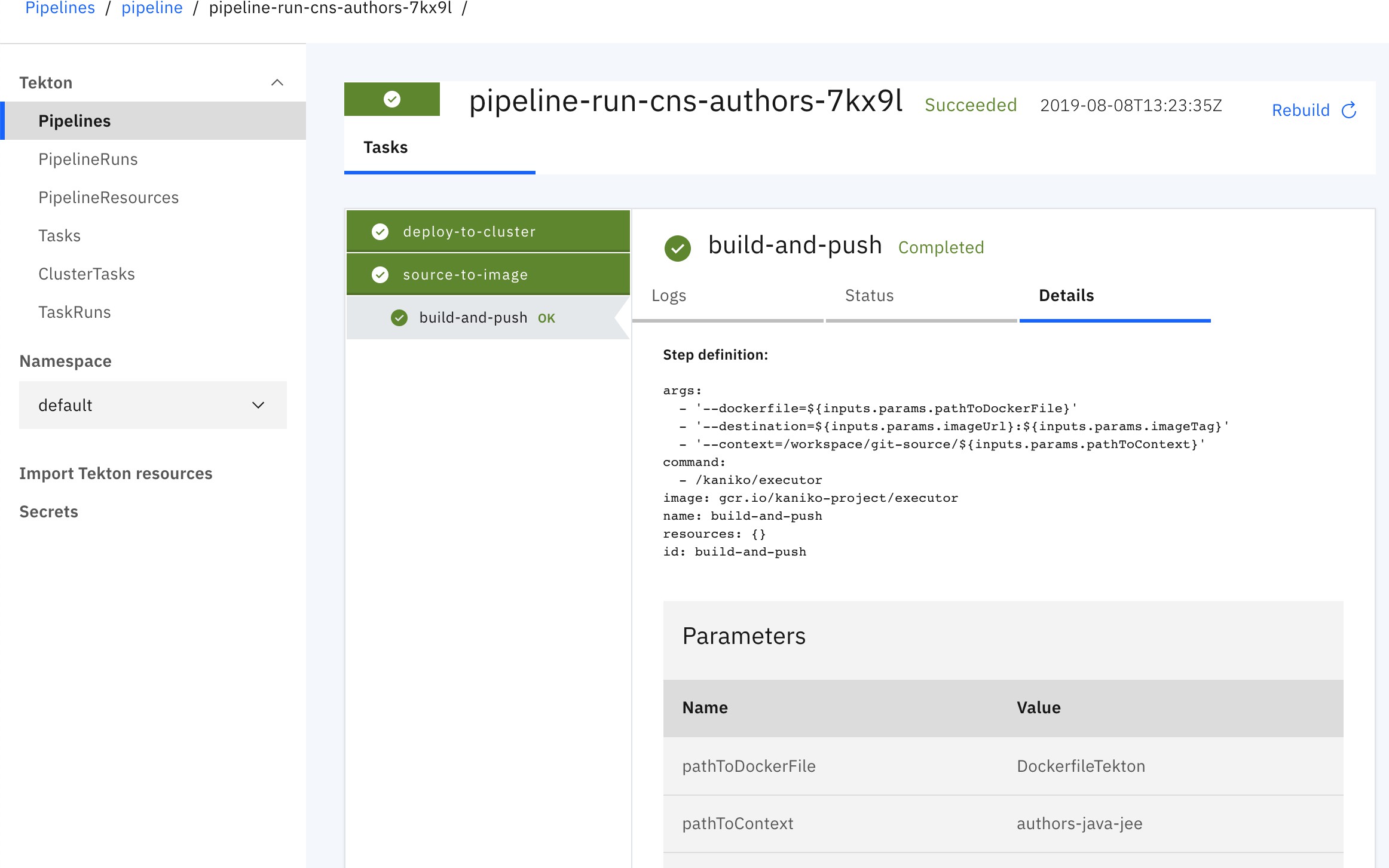 Deploying MicroProfile Microservices With Tekton