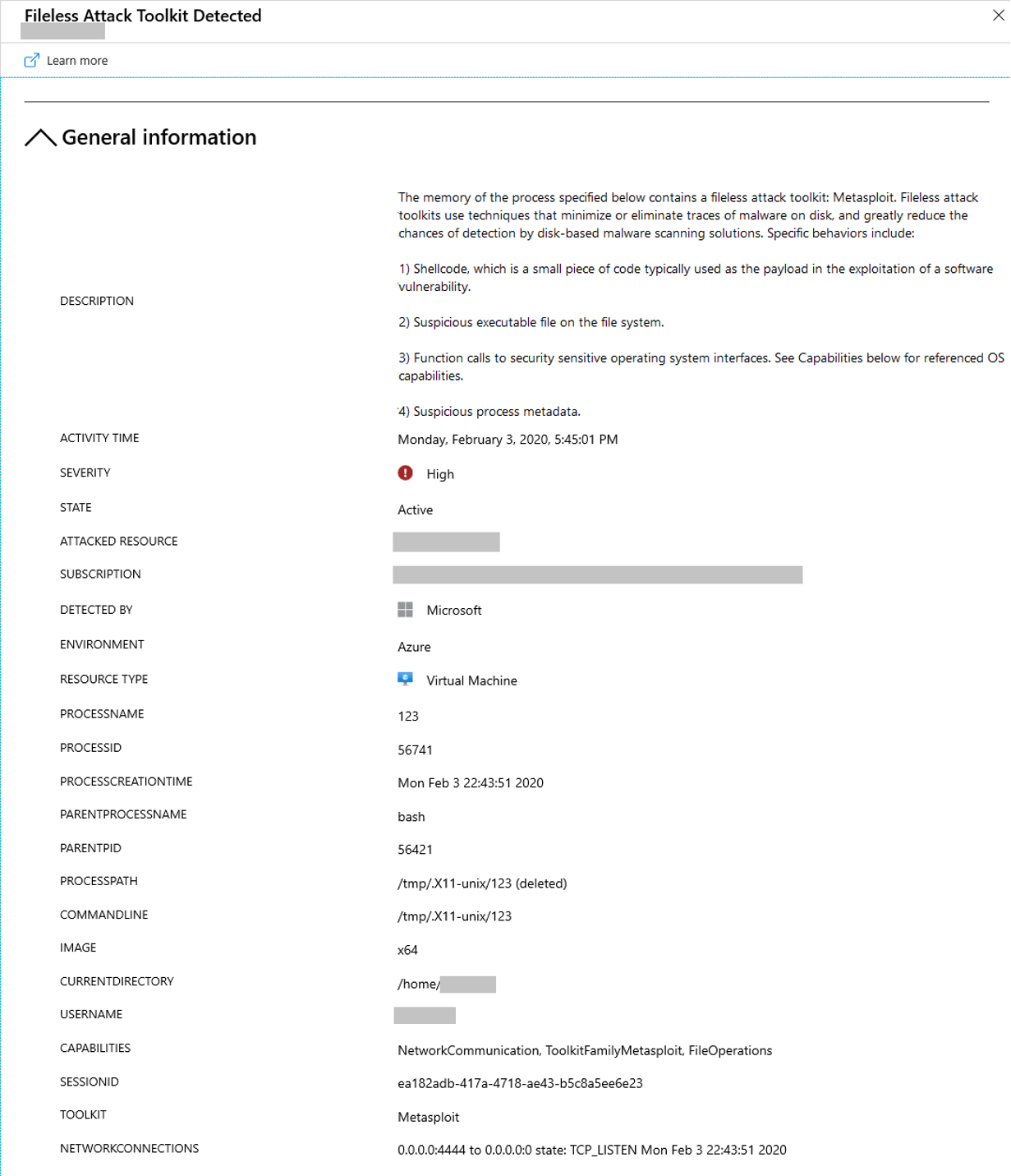 Fileless attack detection for Linux in preview