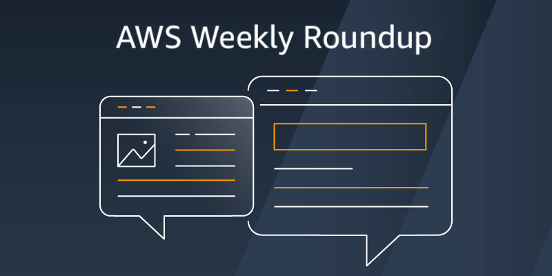 AWS Weekly Roundup—Amazon Route53, Amazon EventBridge, Amazon SageMaker, an