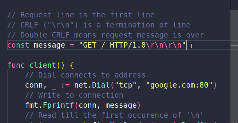 HTTP and Code