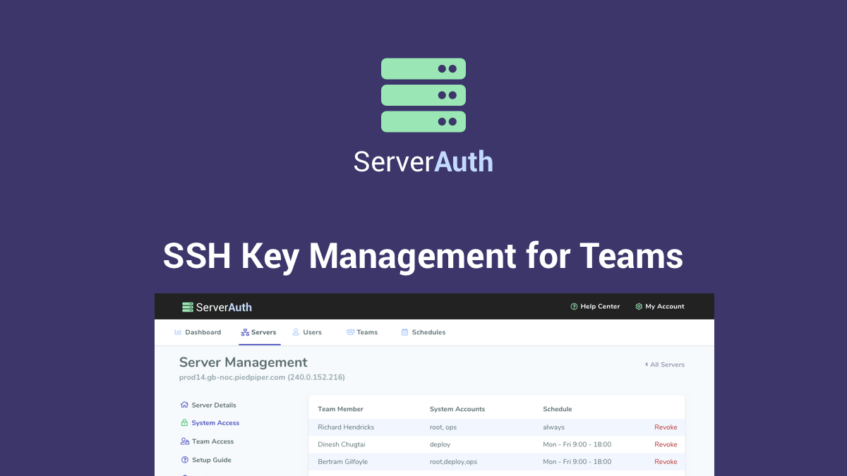 Managing your teams server access while staying GDPR compliant