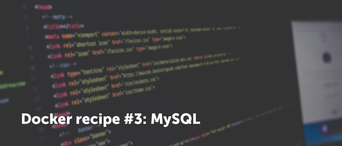 MySQL   phpMyAdmin   Docker: Running Local Database