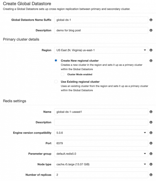 Now Available: Amazon ElastiCache Global Datastore for Redis