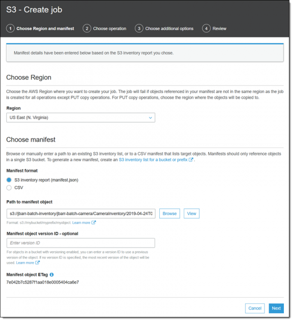 New – Amazon S3 Batch Operations