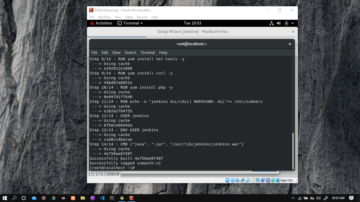 How to build Jenkins automation server from a docker image