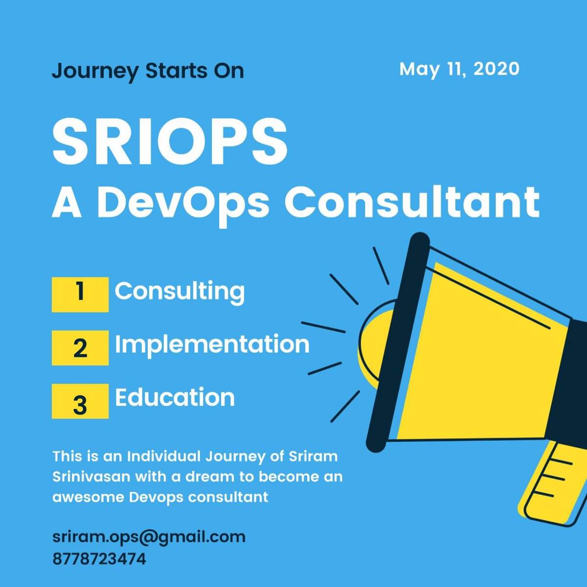 SriOps — The Path to this Journey