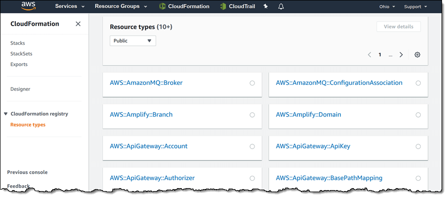 CloudFormation Update – CLI   Third-Party Resource Support   Registry