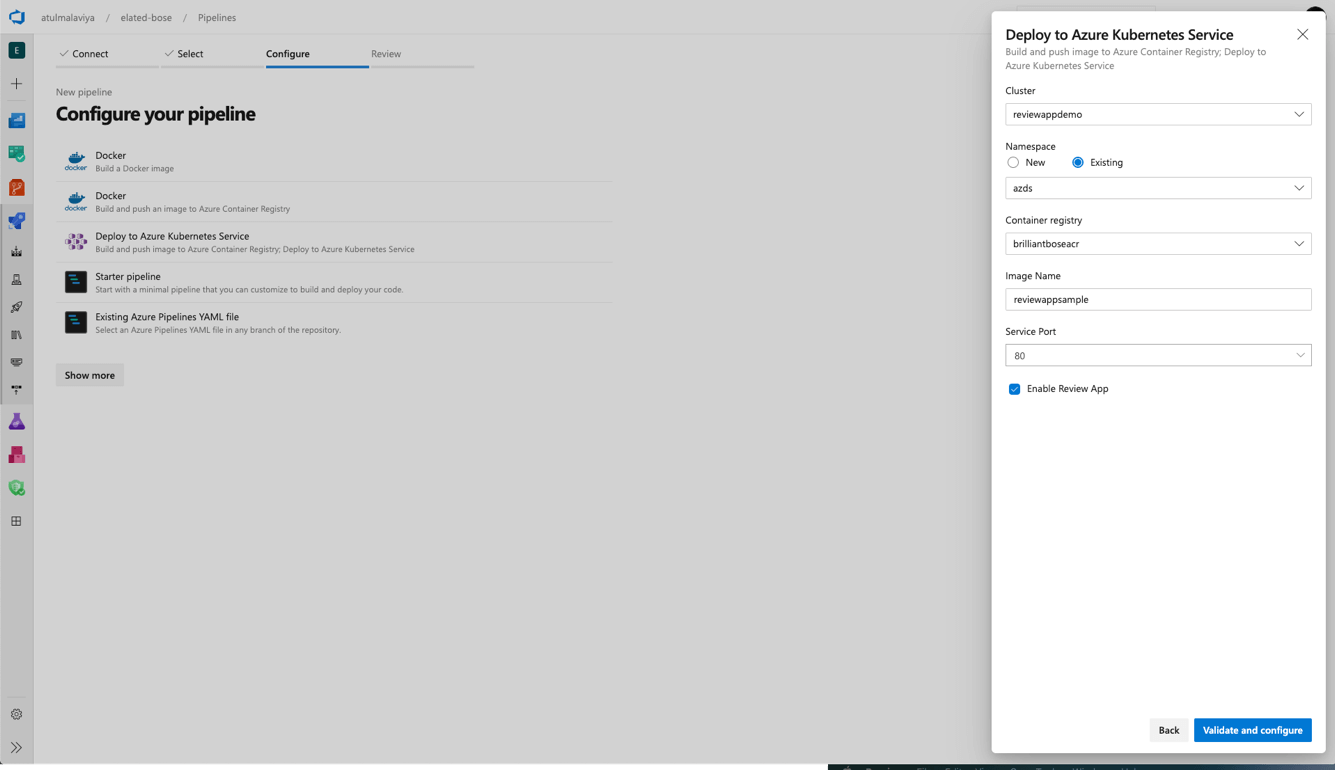 Review Apps in Azure Pipelines