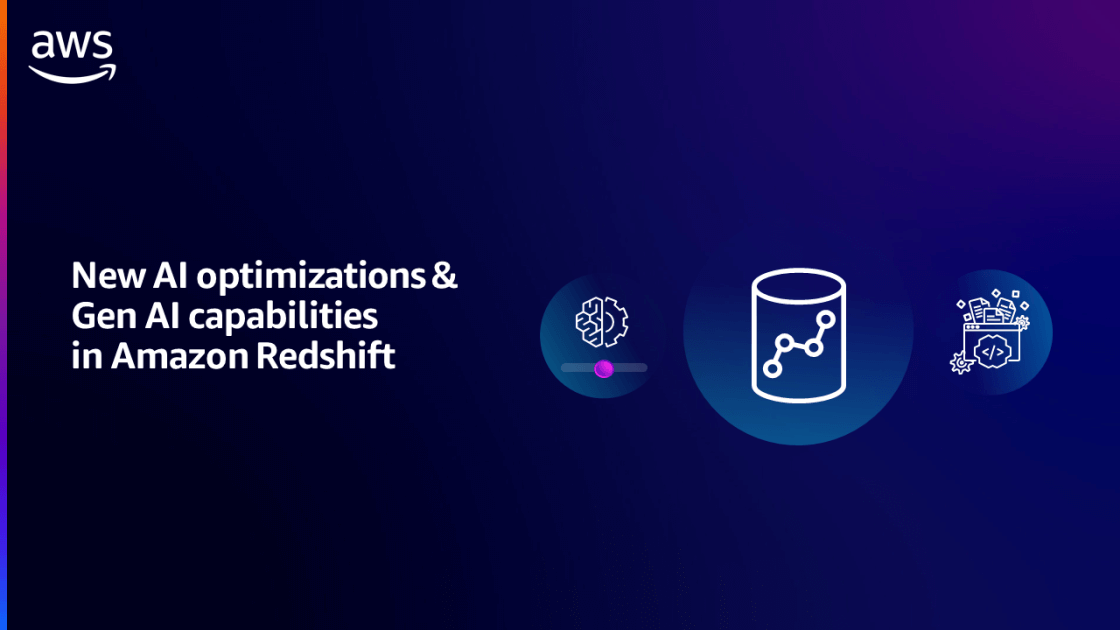 Amazon Redshift adds new AI capabilities, including Amazon Q, to boost effi