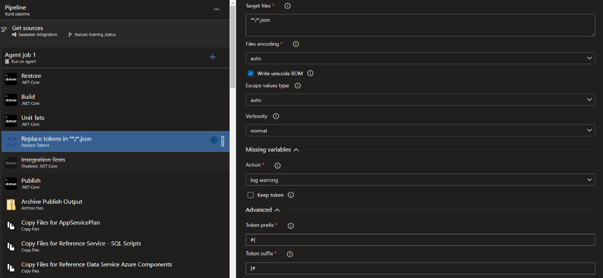 Secure Sensitive data on Azure DevOps Pipeline.