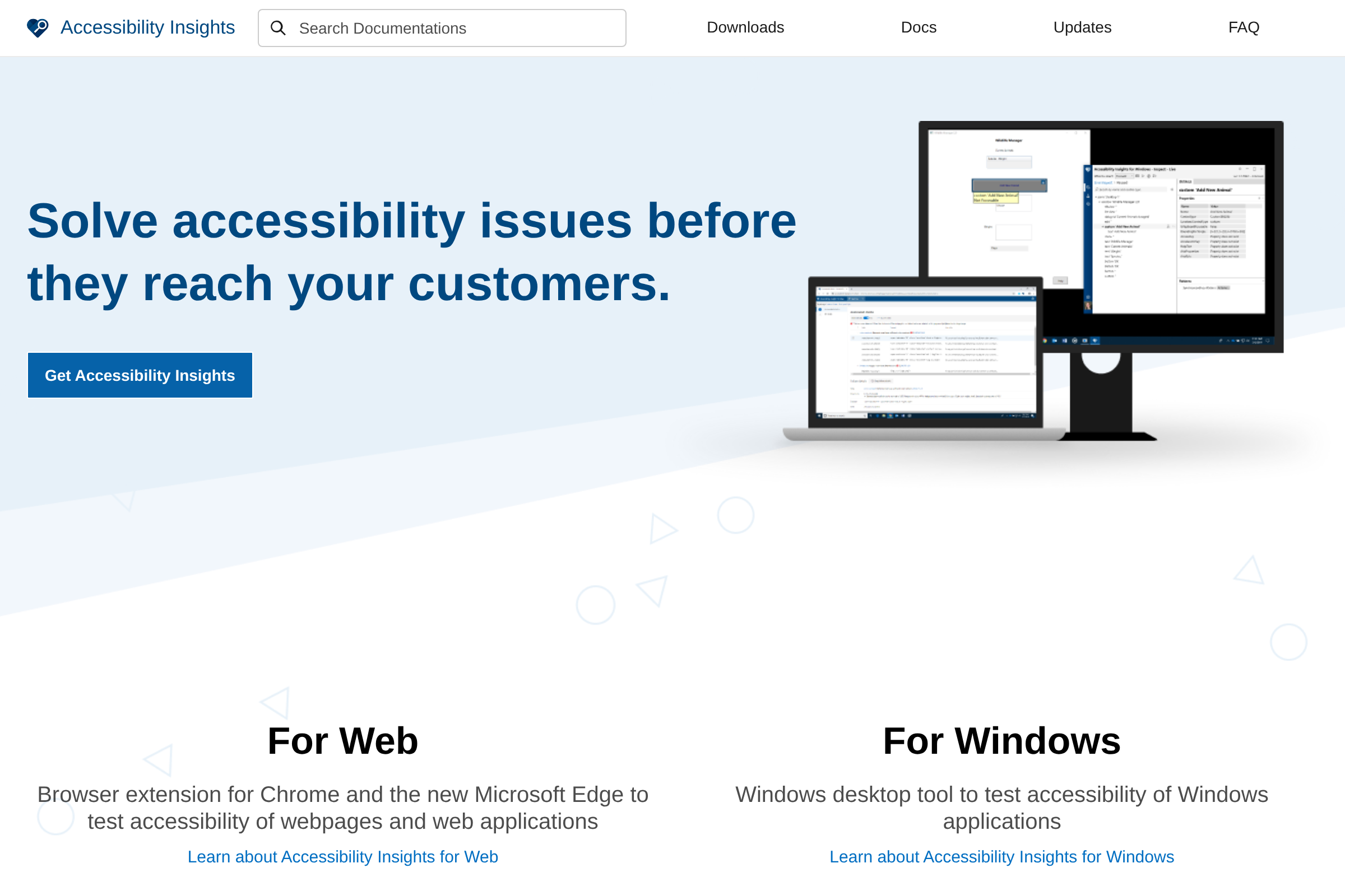 Accessibility Insights screenshot