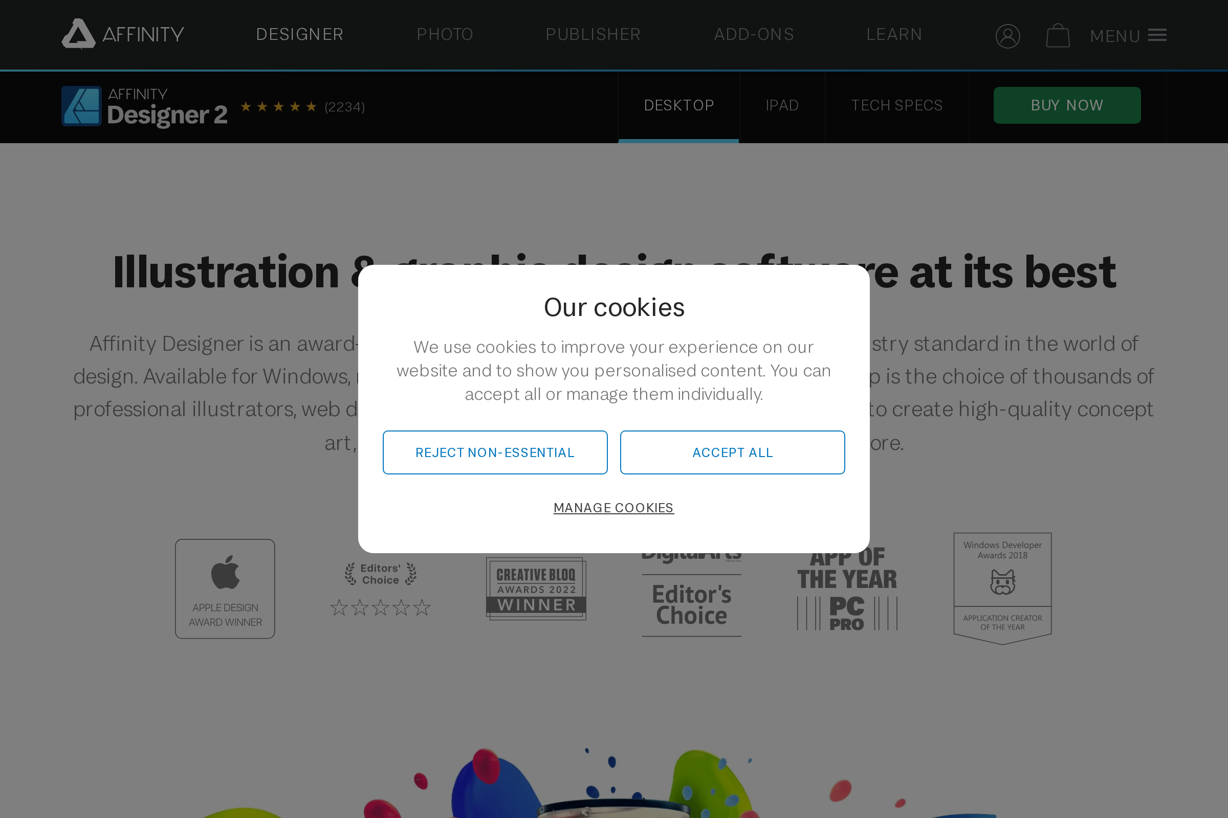 Affinity Designer screenshot