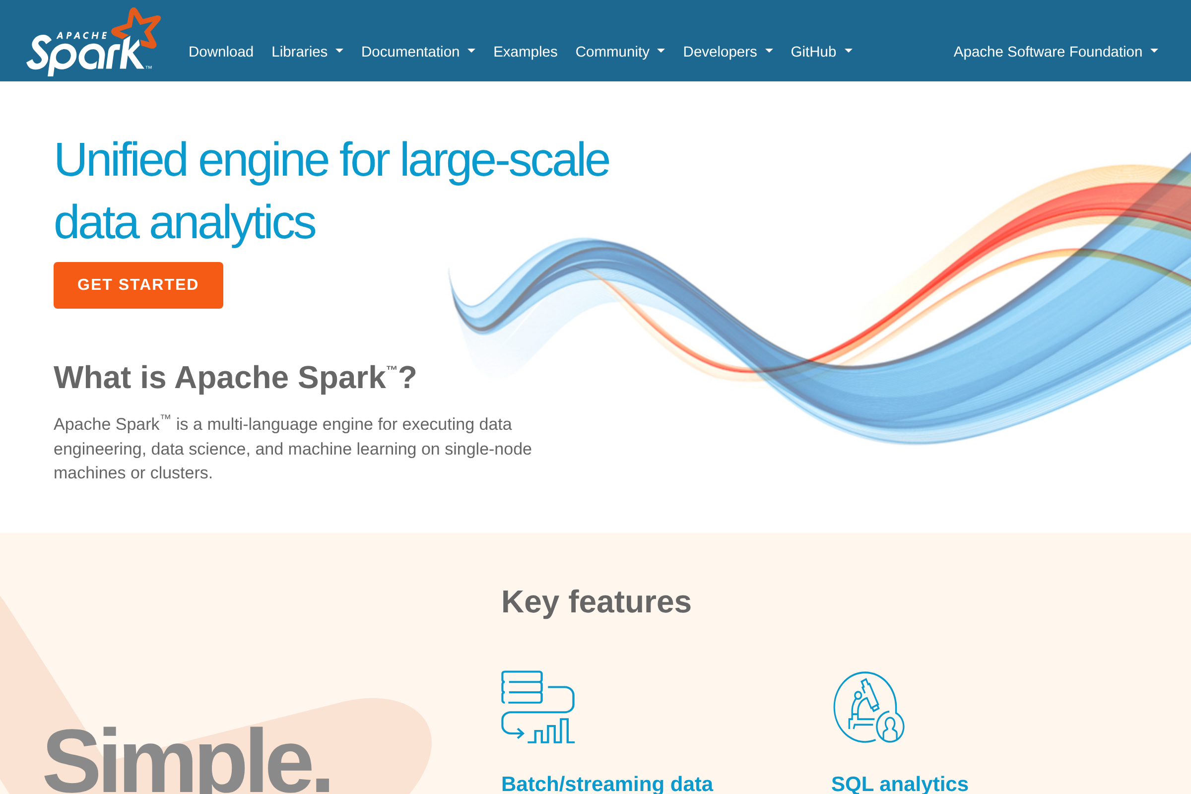 Apache Spark screenshot