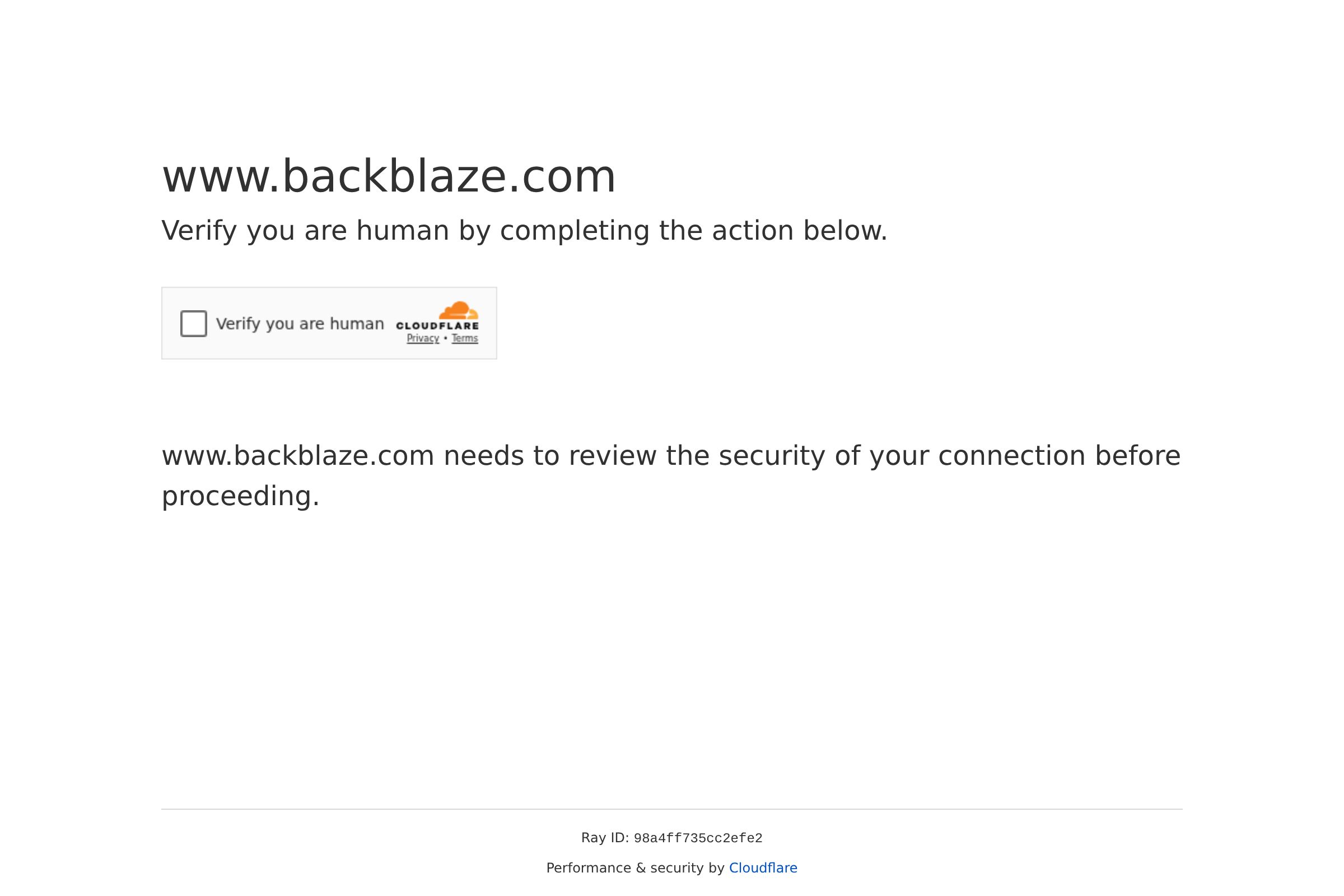 Backblaze B2 screenshot