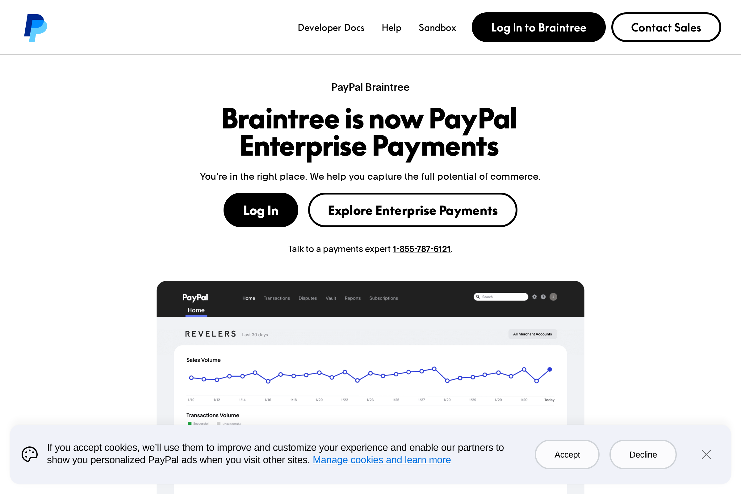 Braintree screenshot