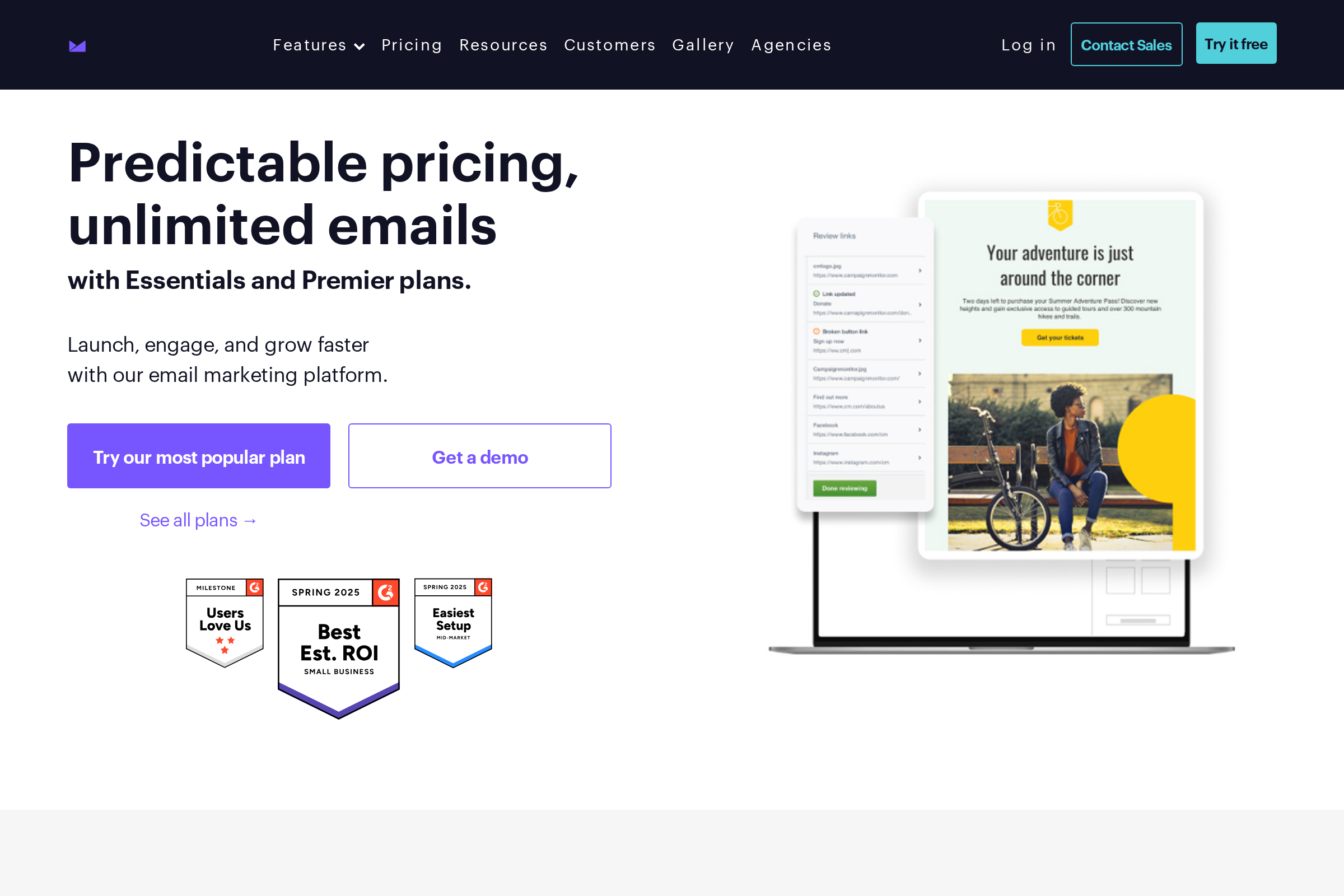 Campaign Monitor screenshot