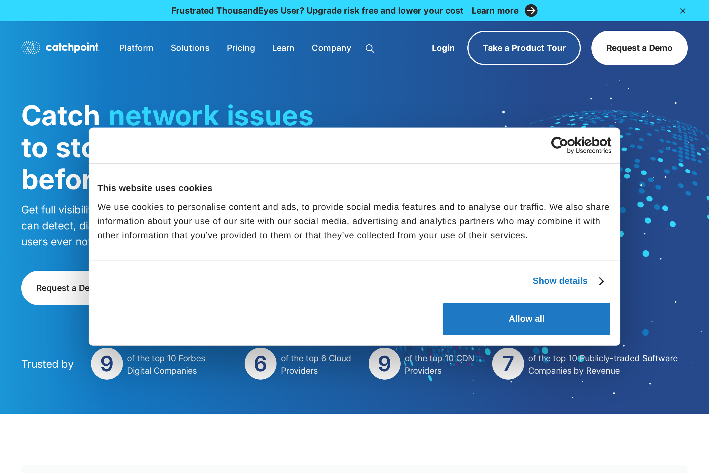 Catchpoint screenshot