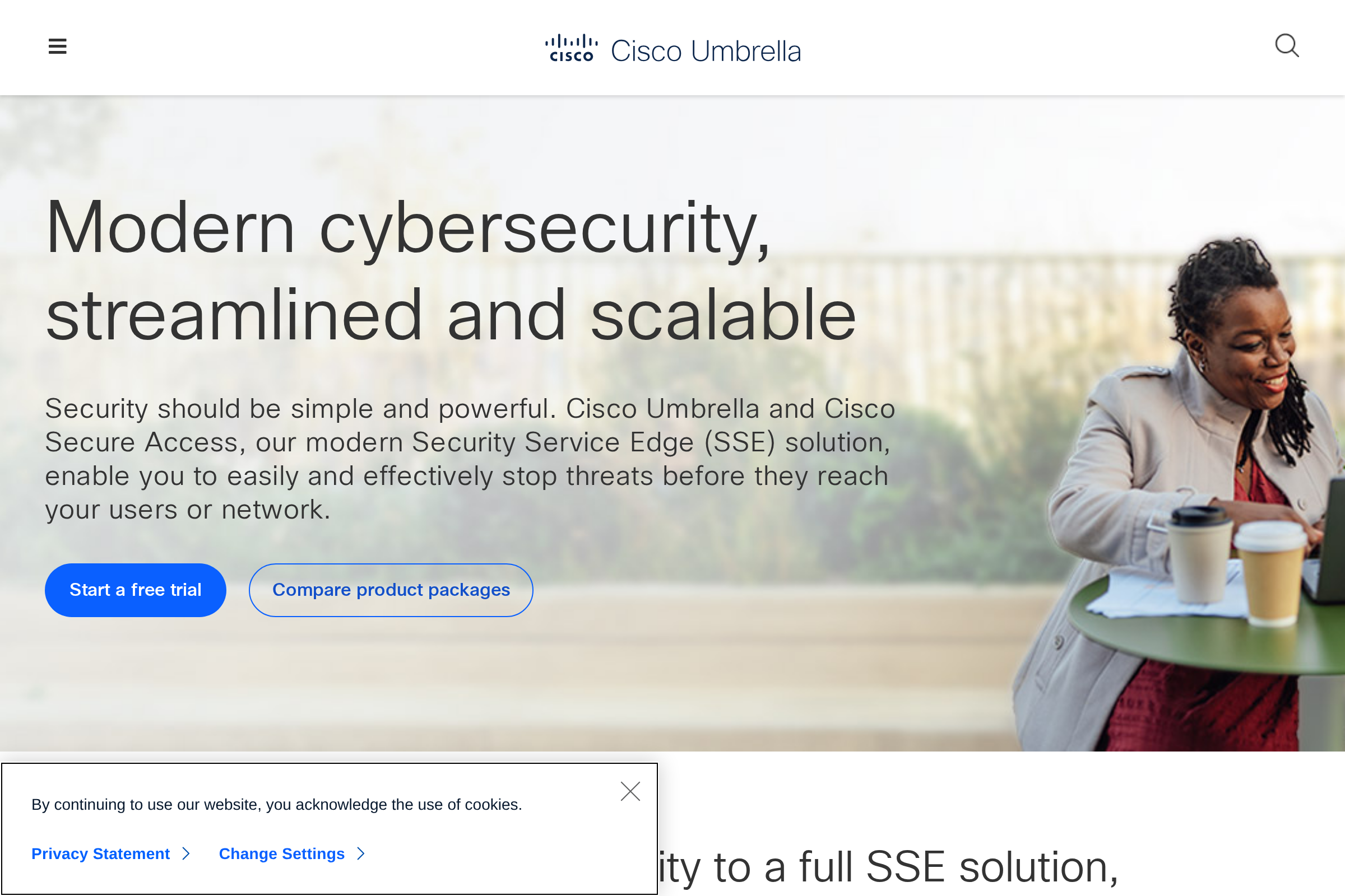 Cisco Umbrella screenshot