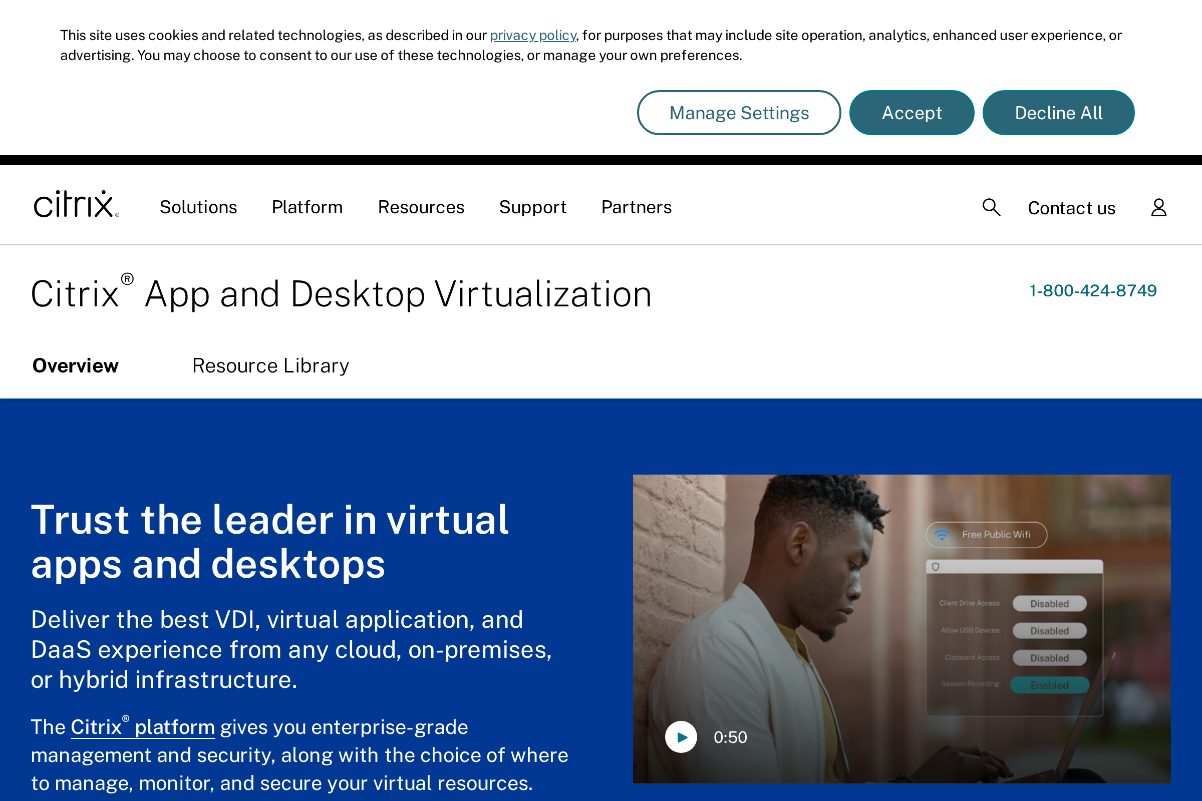 Citrix Virtual Apps and Desktops screenshot