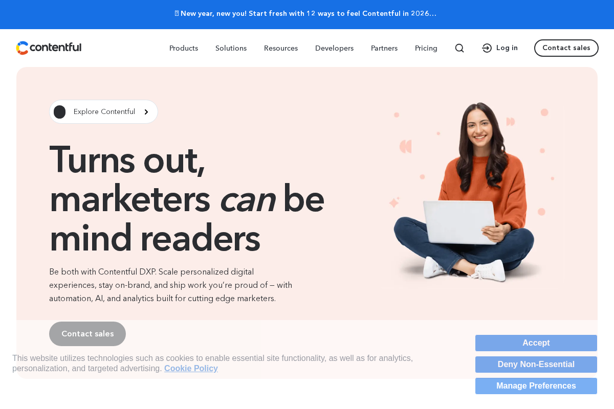 Contentful screenshot