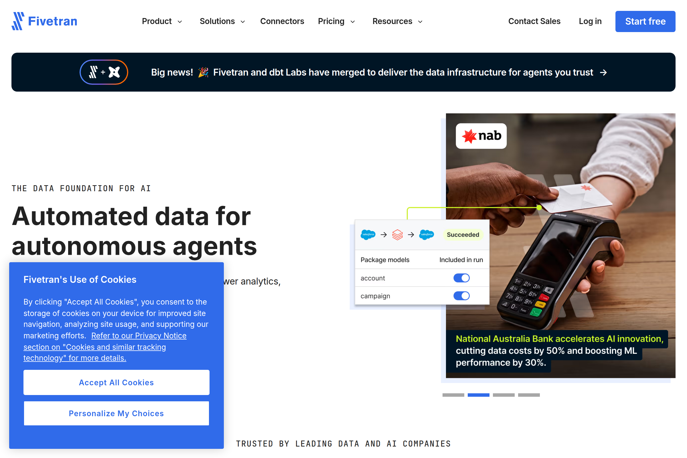 Fivetran screenshot