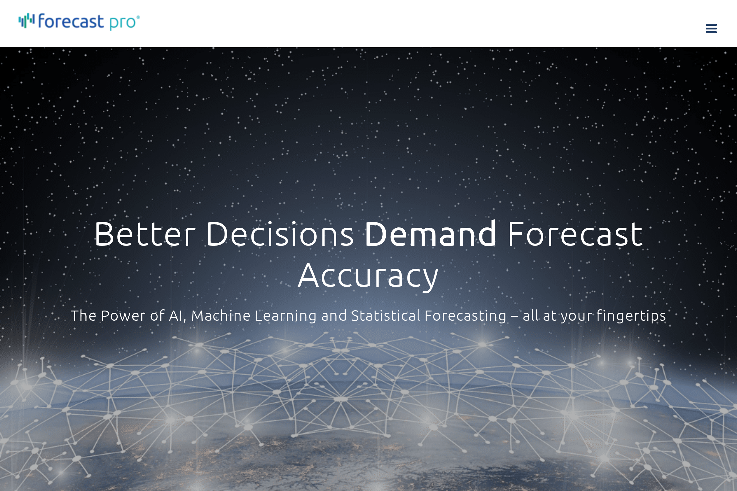 Forecast Pro screenshot
