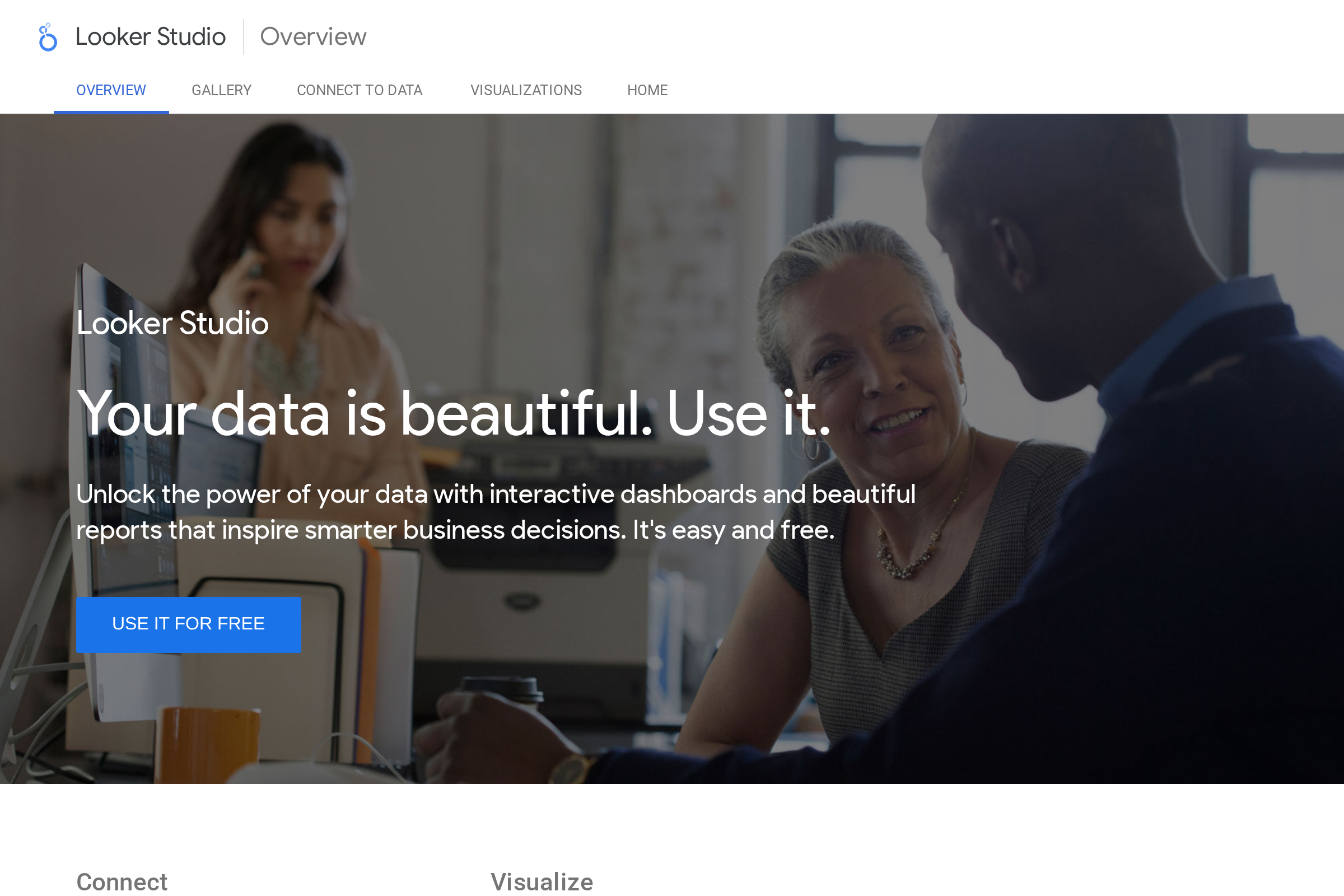 Google Data Studio screenshot