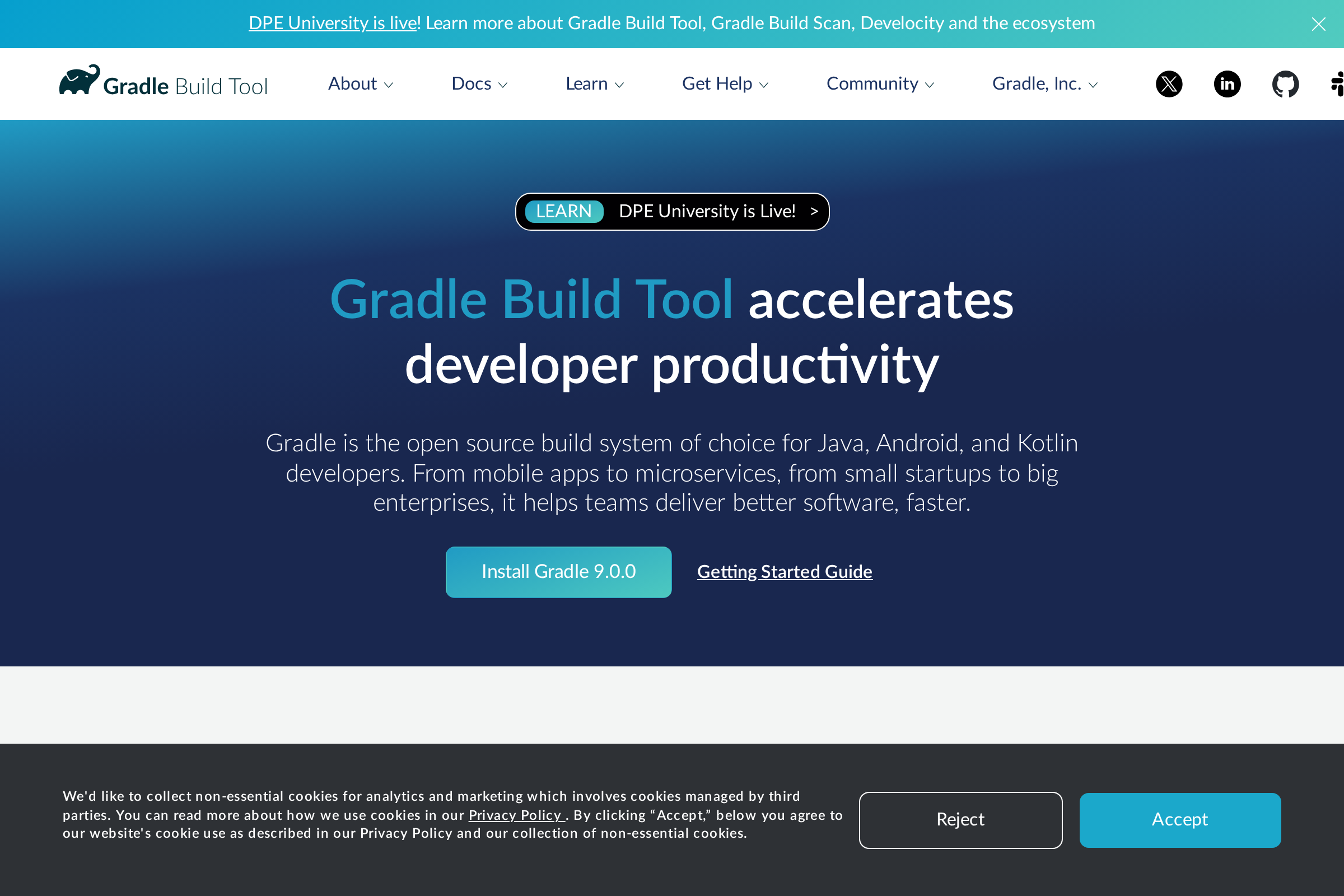 Gradle screenshot