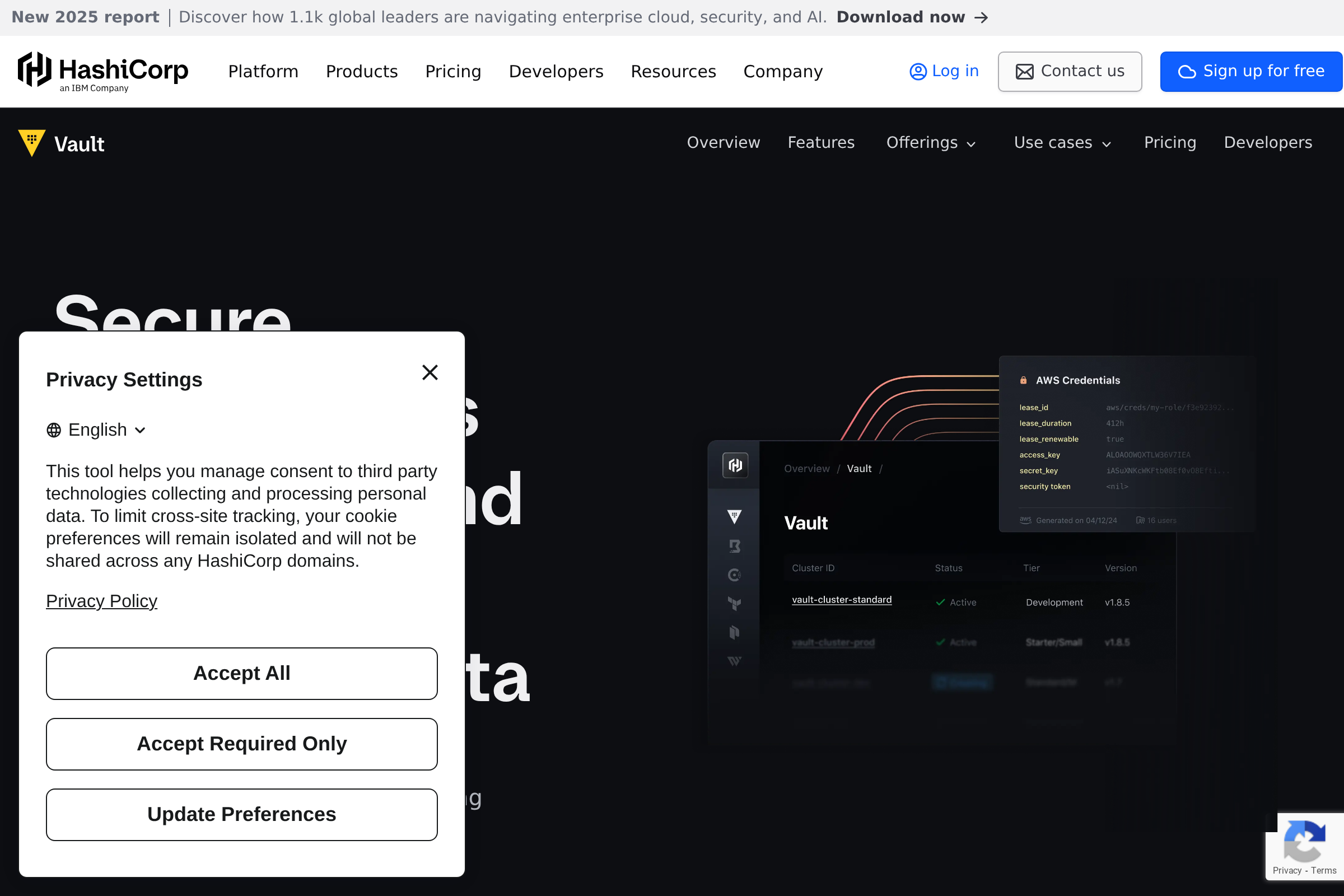HashiCorp Vault screenshot