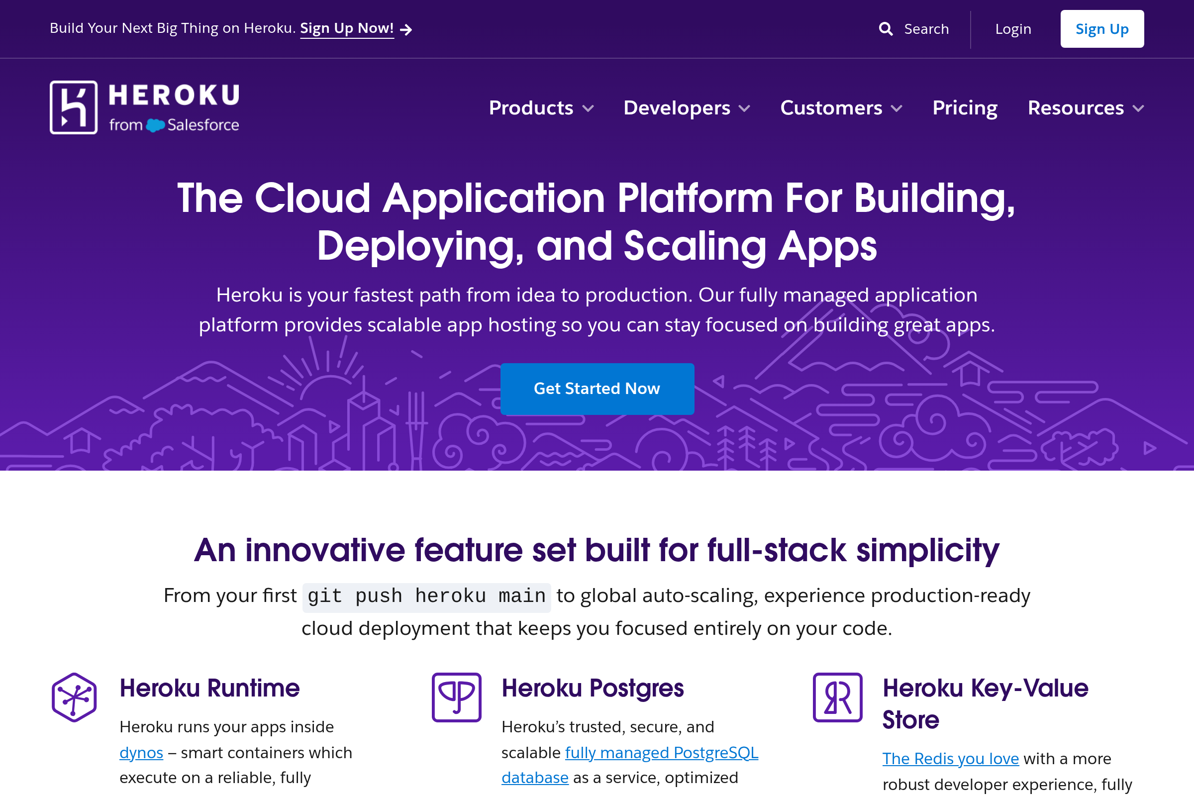 Heroku screenshot