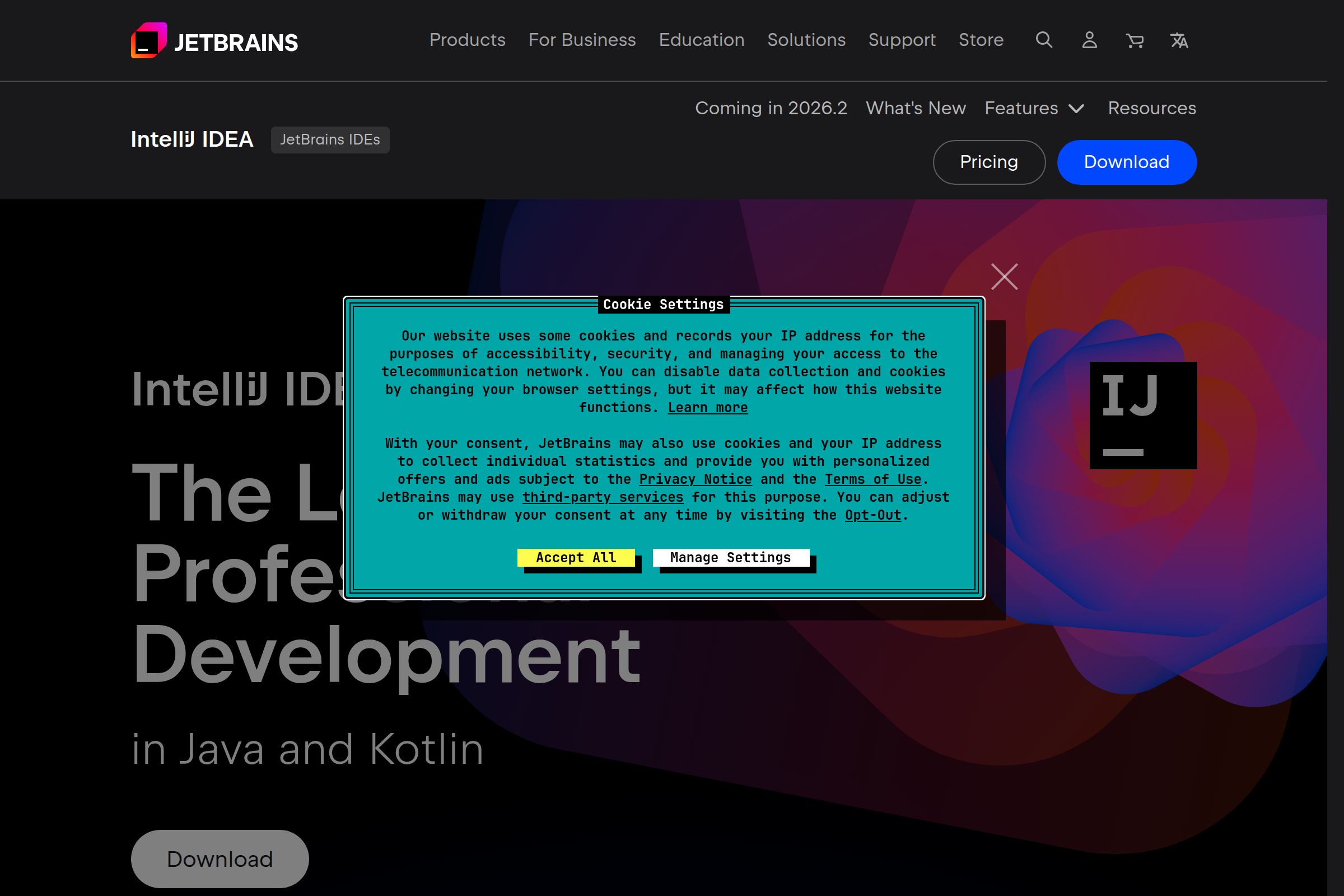 IntelliJ IDEA screenshot