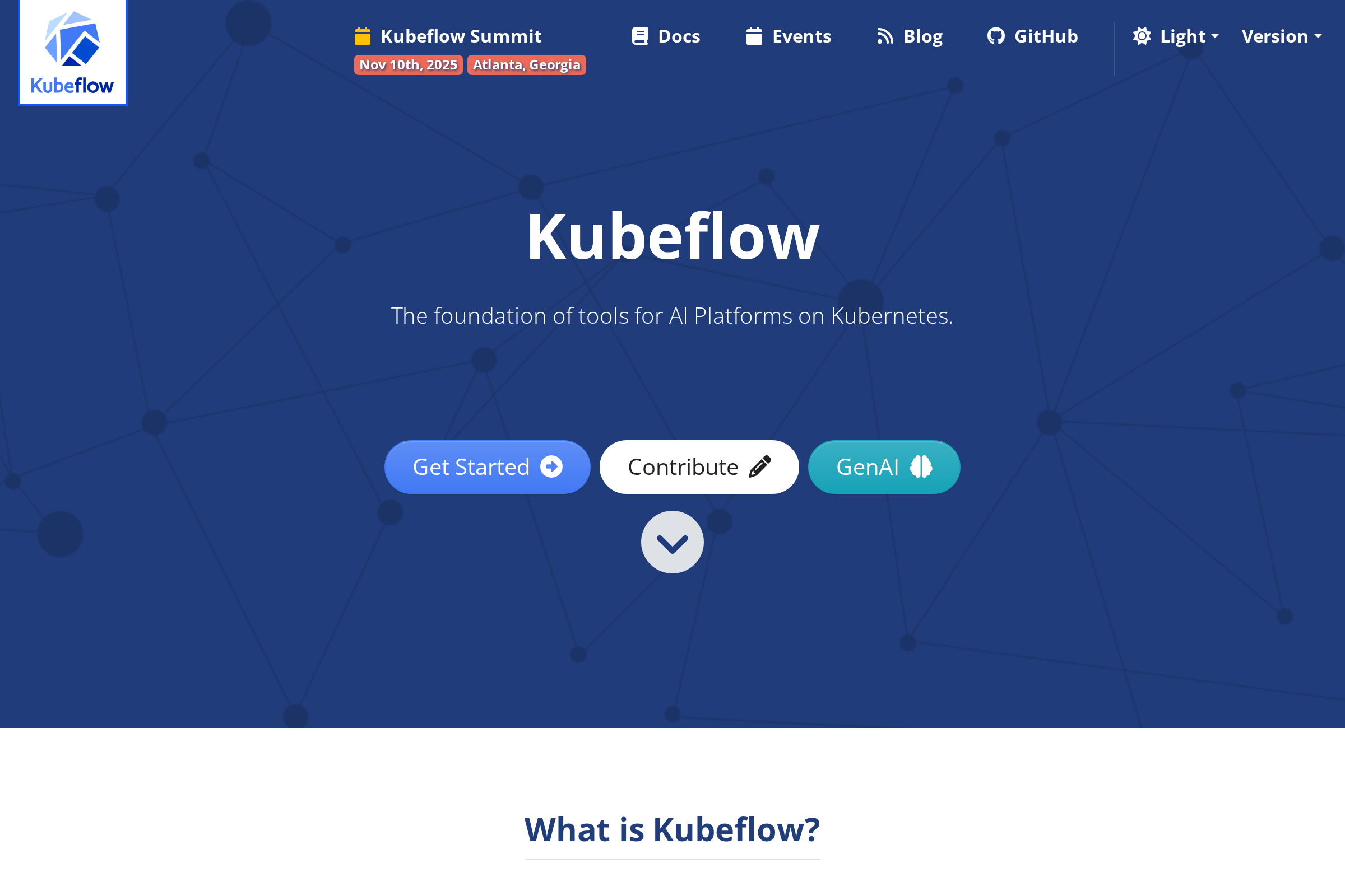 Kubeflow screenshot