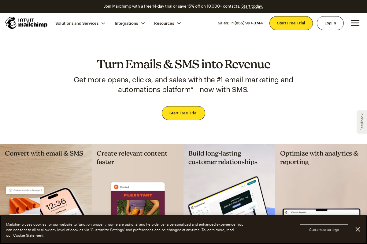 Mailchimp screenshot