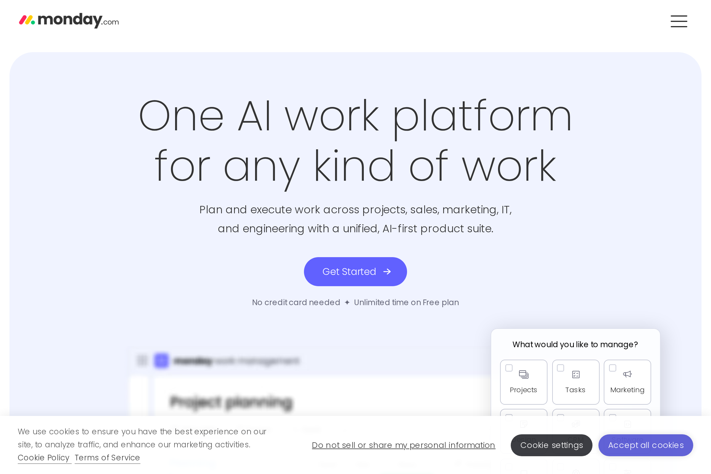 Monday.com screenshot