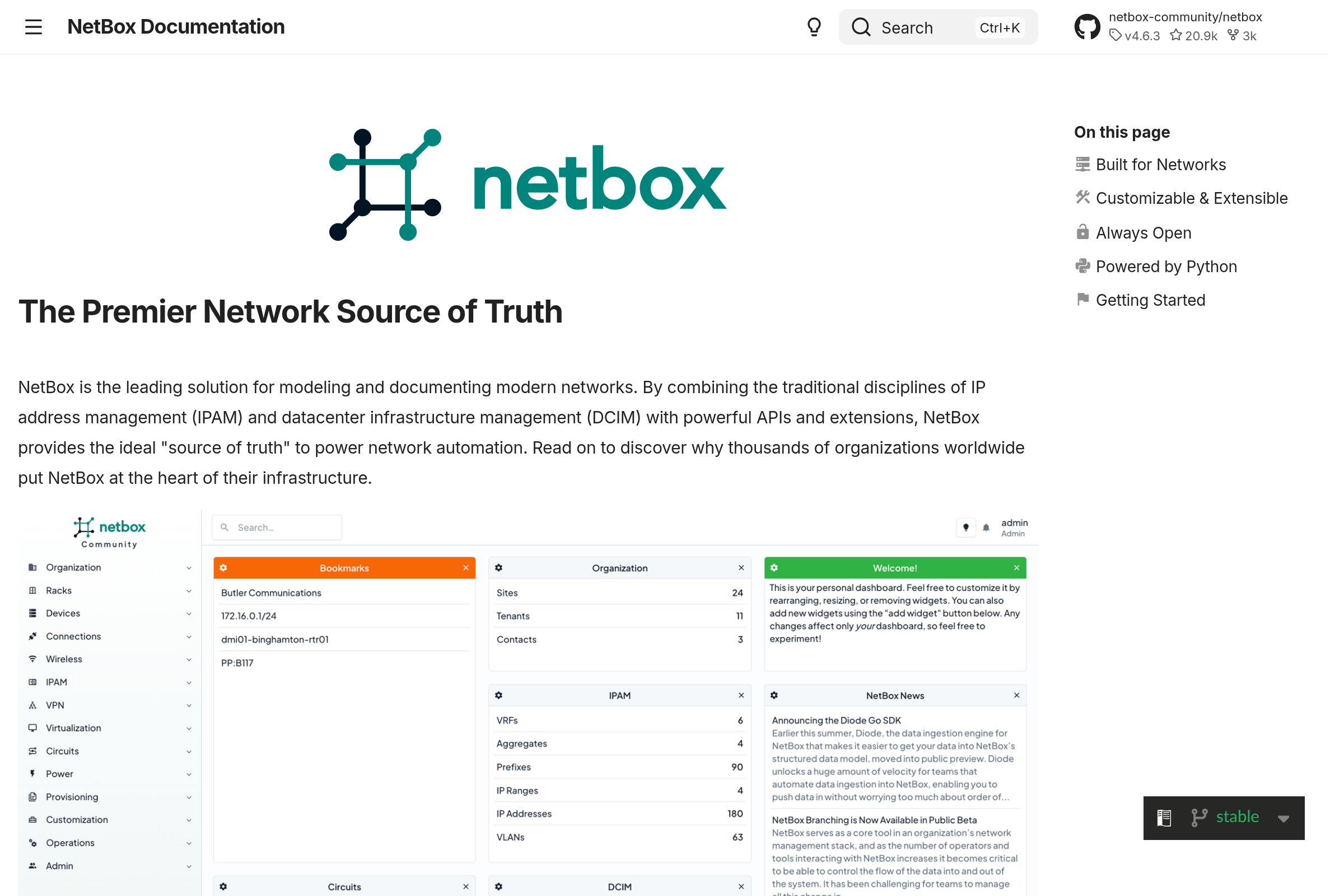 NetBox screenshot