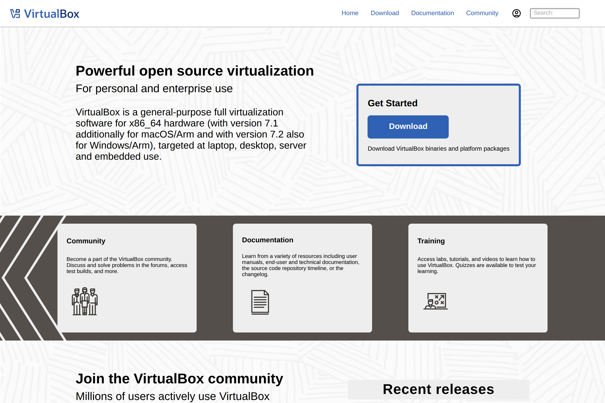 Oracle VM VirtualBox screenshot