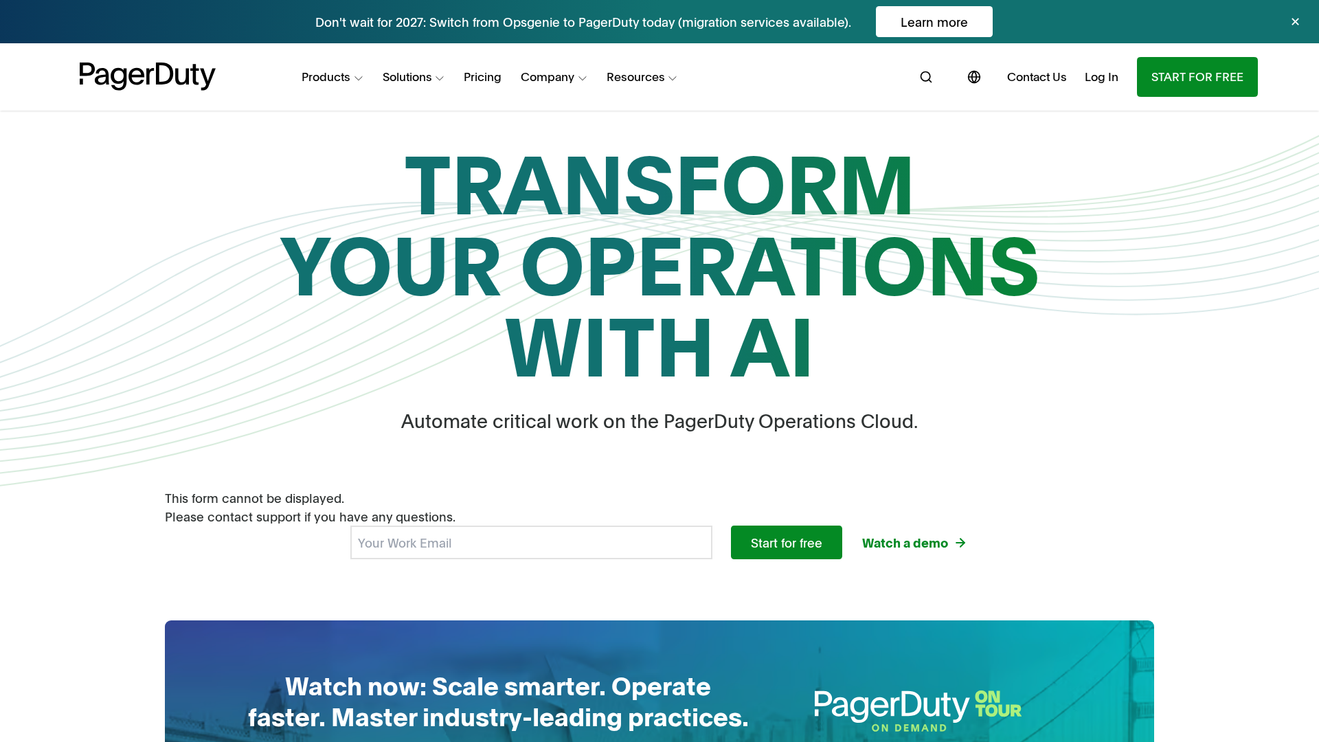 PagerDuty screenshot