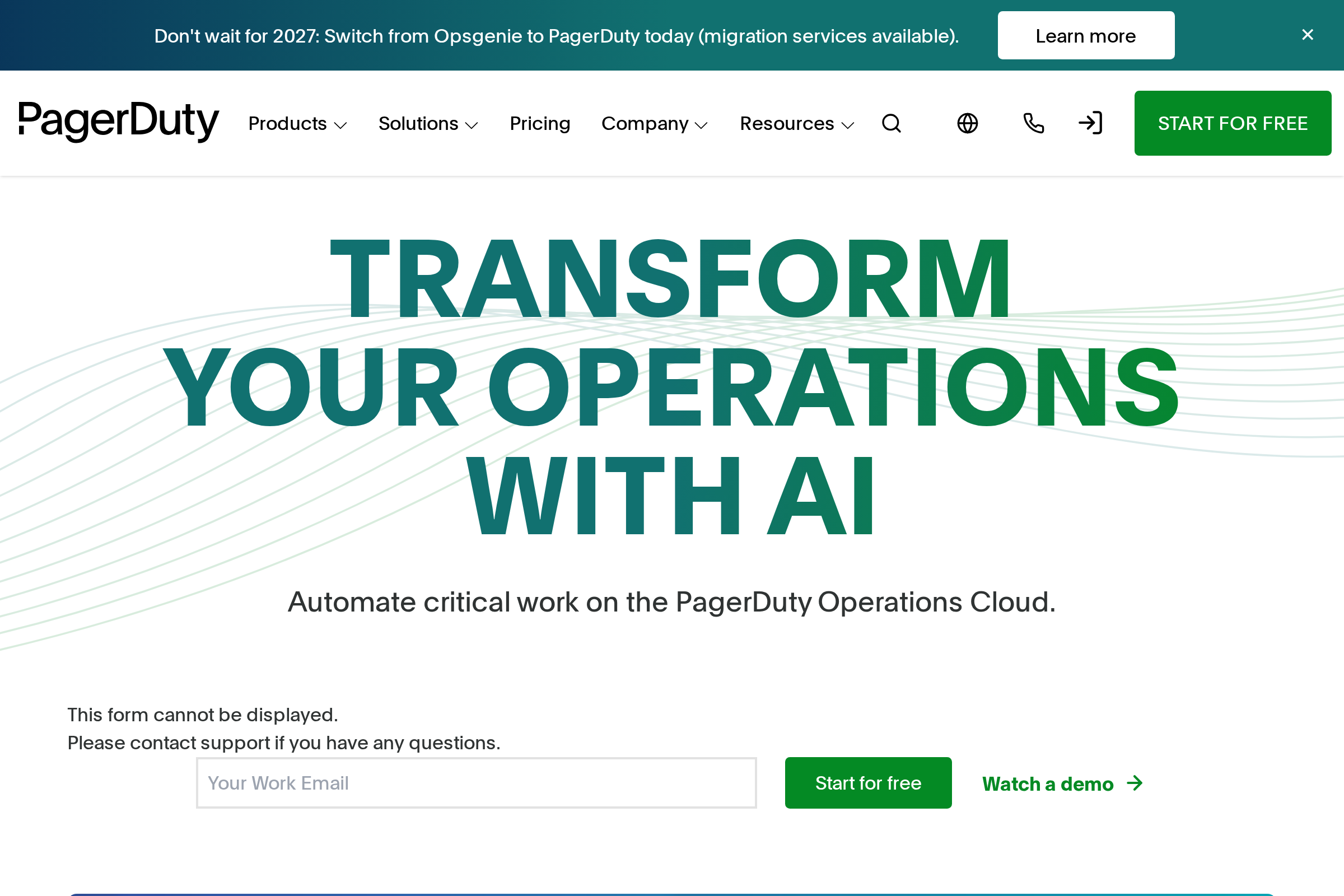 PagerDuty screenshot