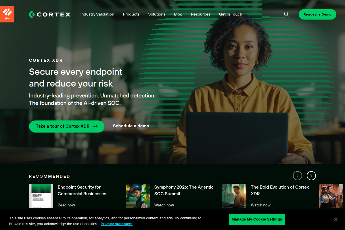 Palo Alto Networks Cortex XDR screenshot