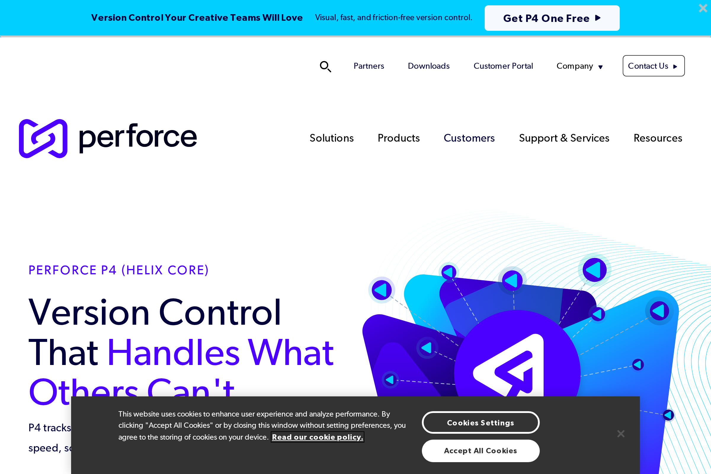 Perforce Helix Core screenshot