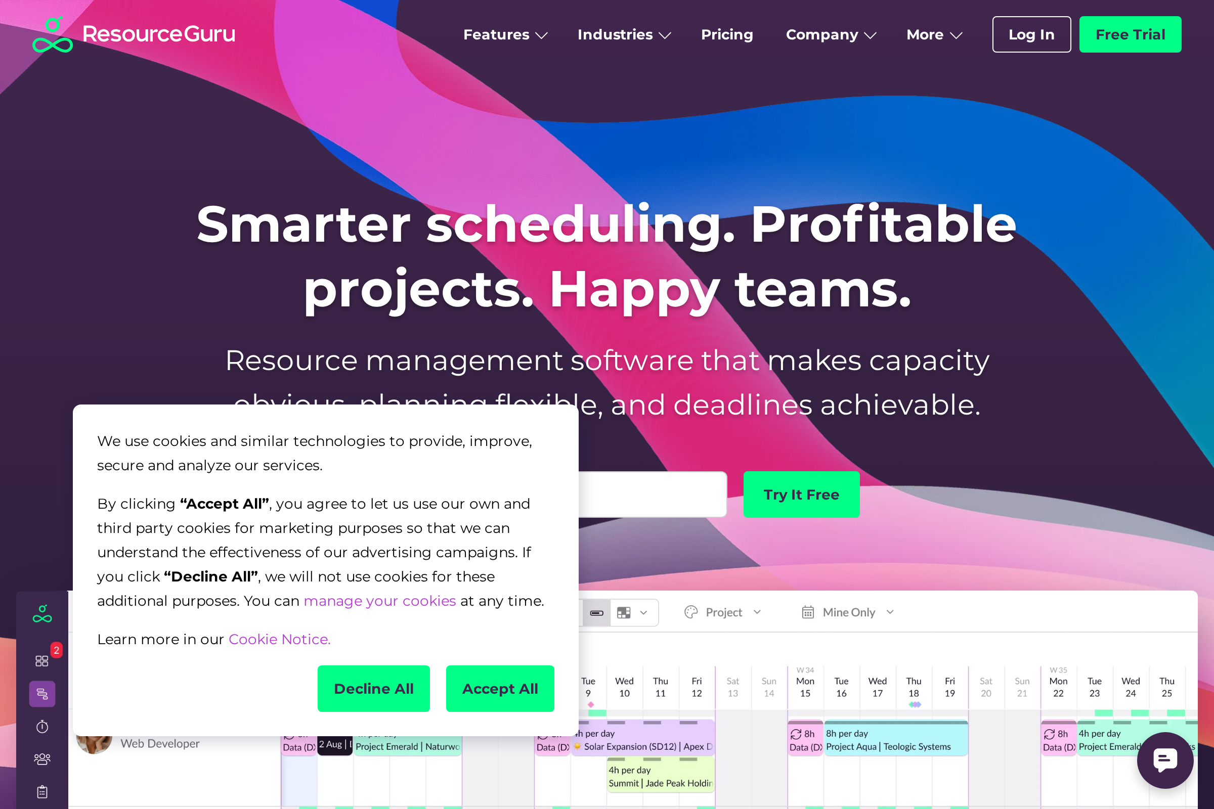 Resource Guru screenshot