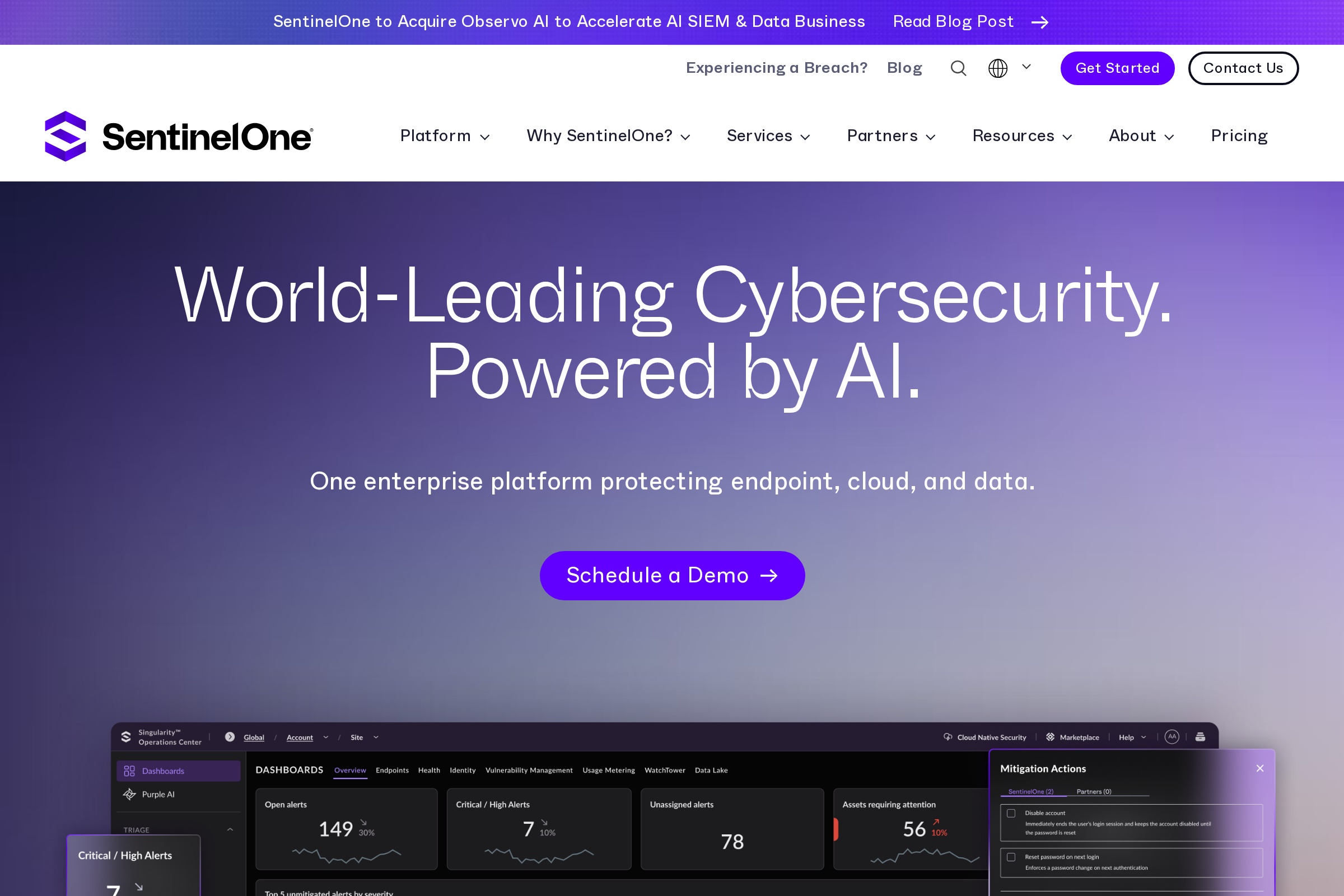 SentinelOne screenshot
