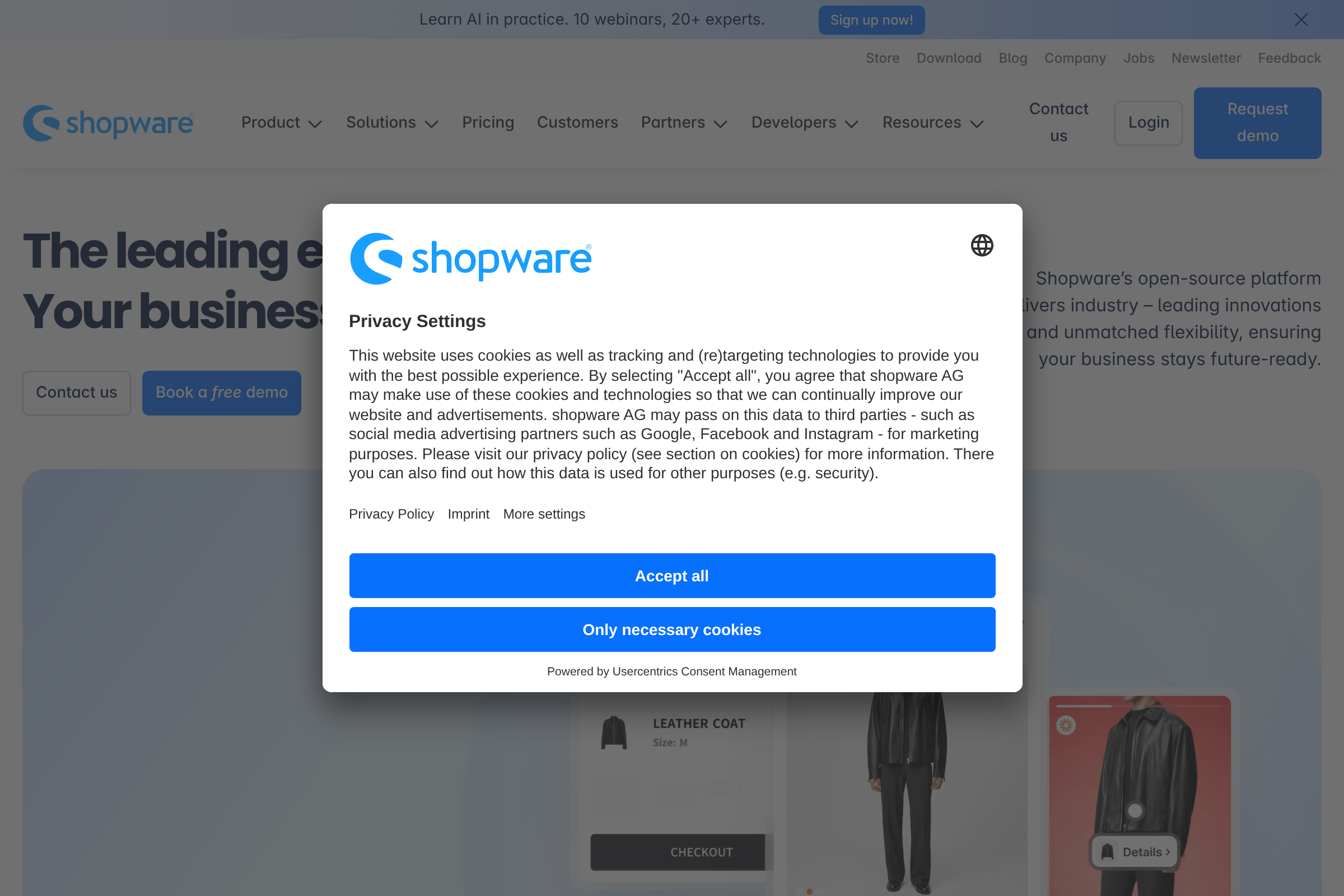 Shopware screenshot