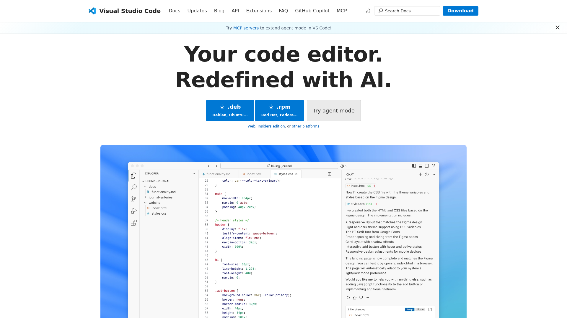 Visual Studio Code screenshot