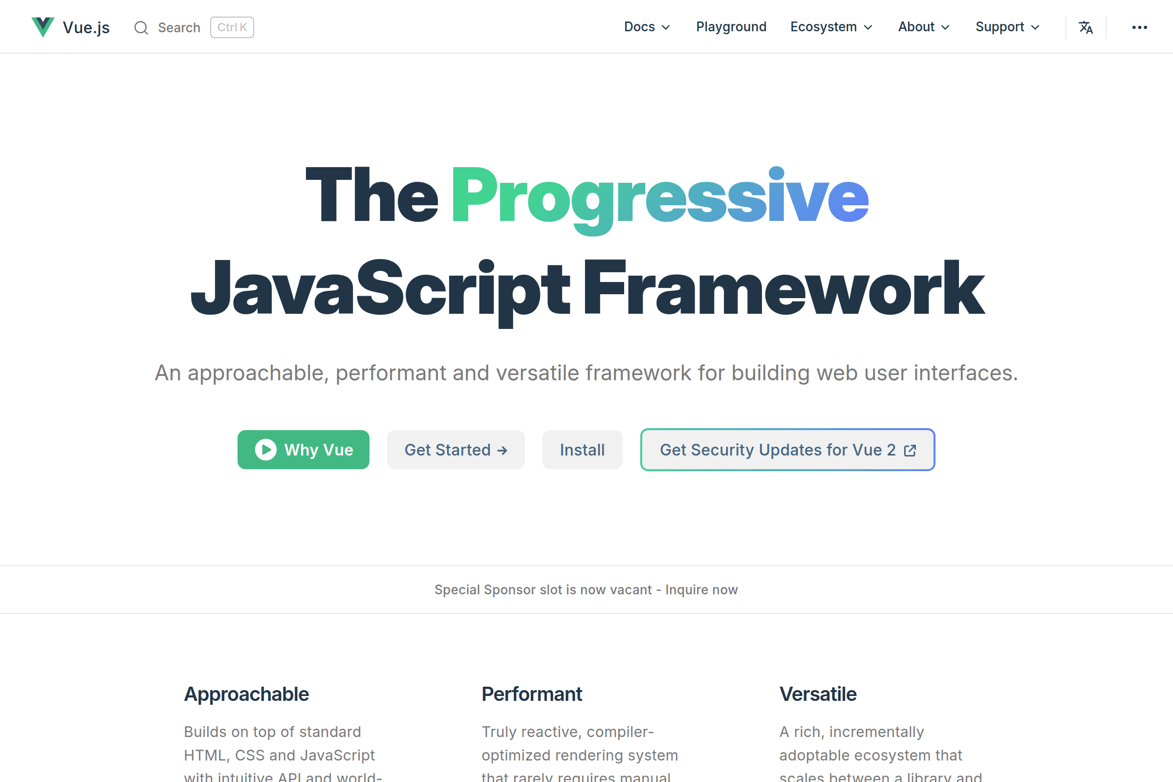 Vue.js screenshot