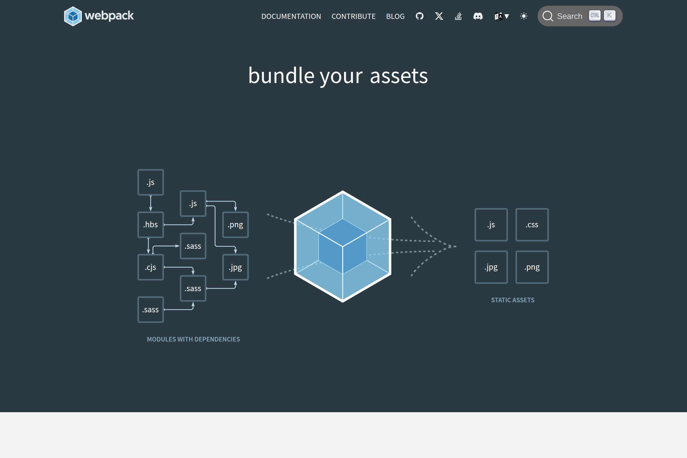 Webpack screenshot
