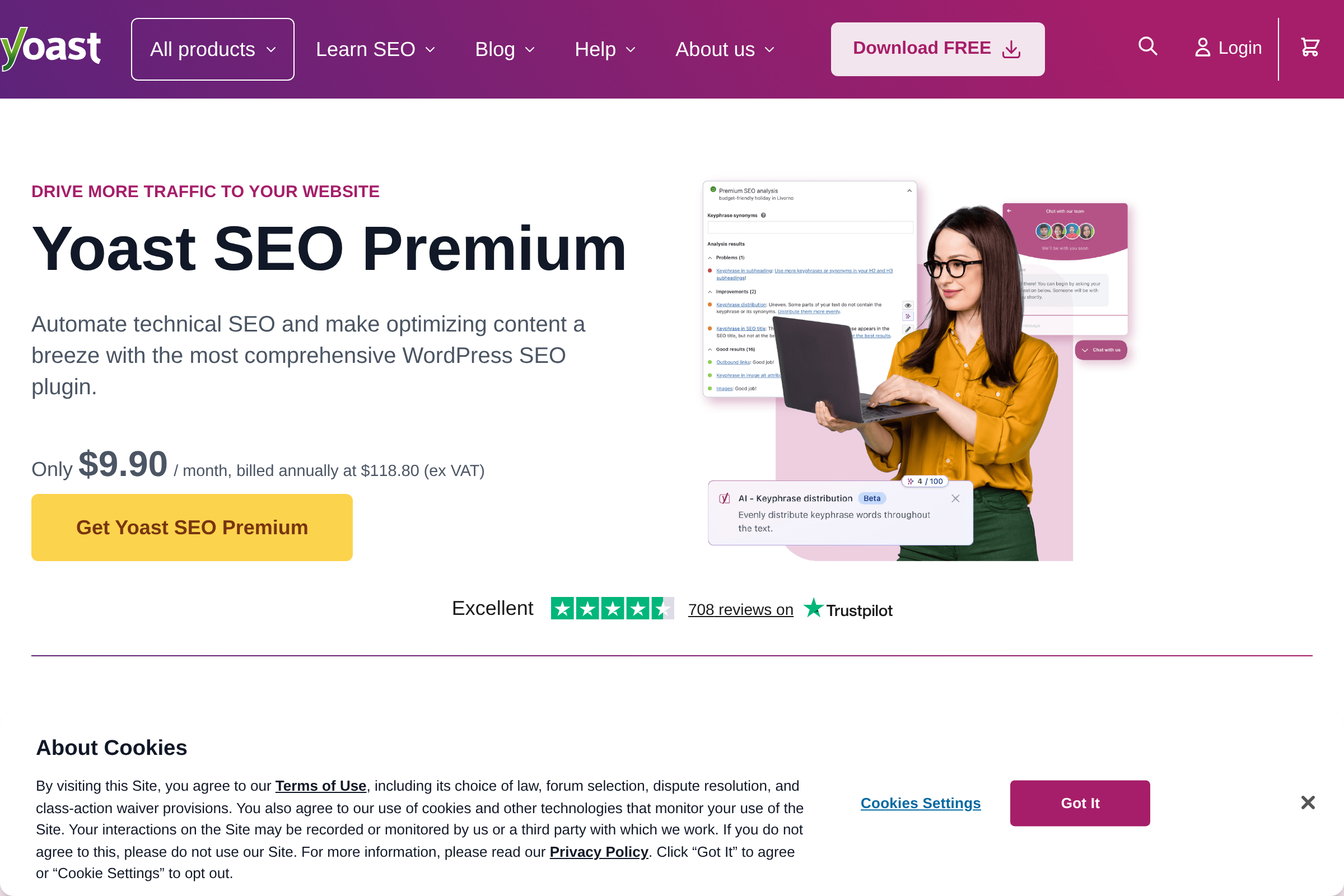Yoast SEO screenshot