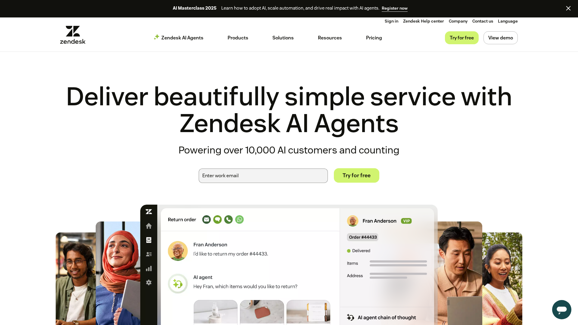 Zendesk screenshot